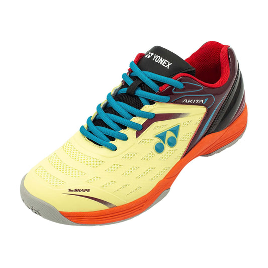 YONEX BADMINTON SHOES AKITA DUAL COLOR - VOLT / PINE GREEN