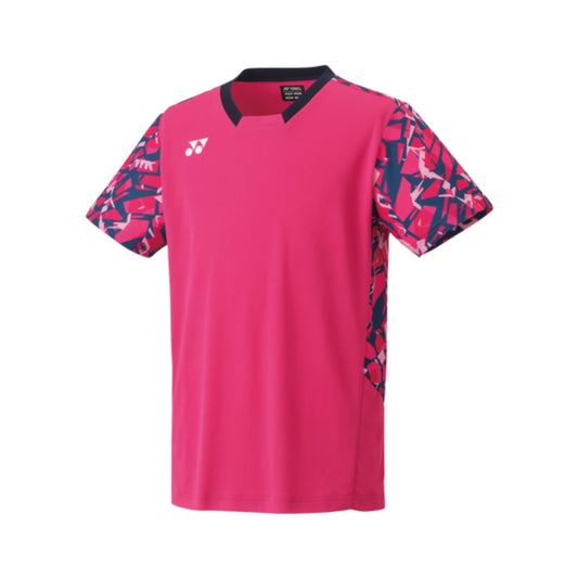 YONEX MEN’S GAME SHIRT 10553EX BERRY PINK (SLIM FIT)