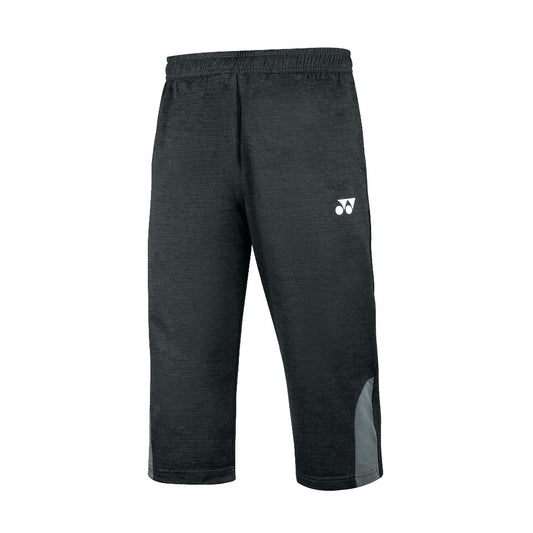 ￼YONEX EASY CAPRI MENS QUARTER SHORTS 2477 JET BLACK