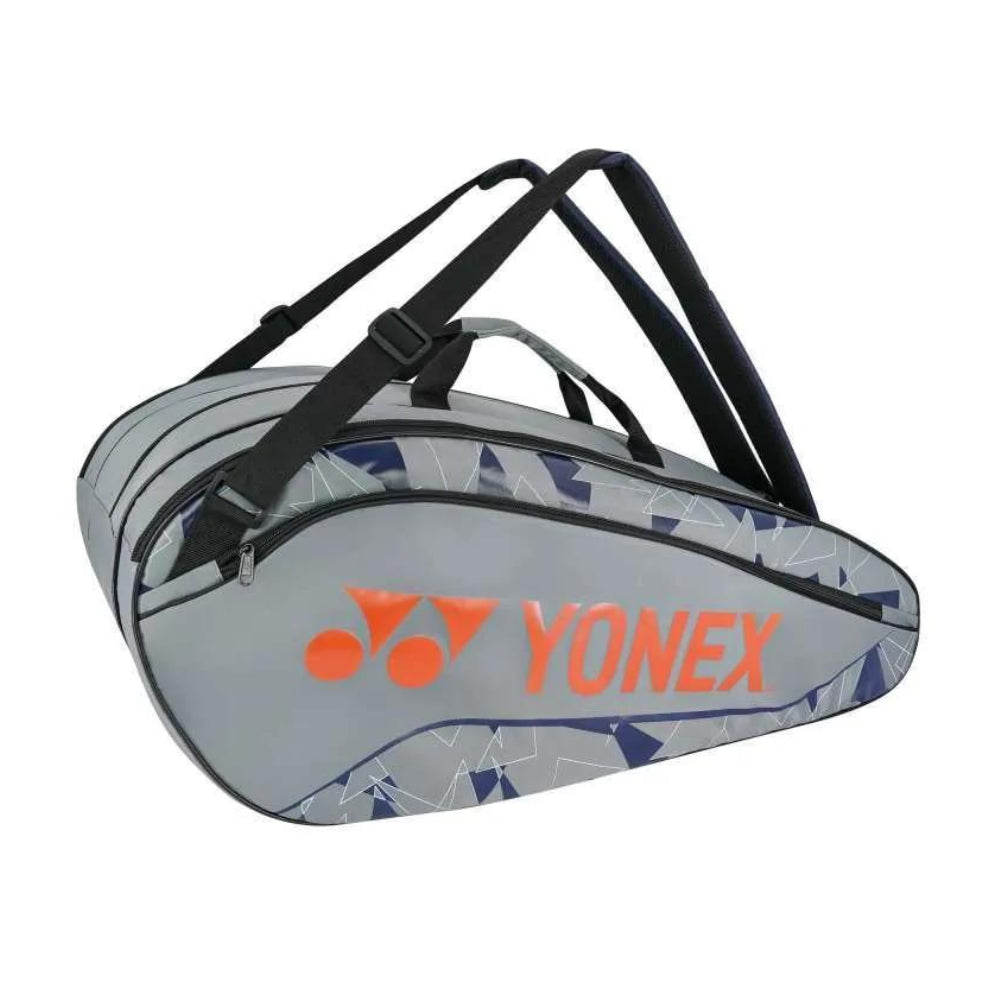 YONEX TOURNAMENT BAG 2329-T01 (9PCS) GRAY/CHERRY TOMATO