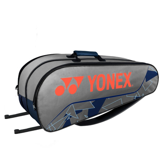 YONEX TOURNAMENT BAG 2326-T01 (6PCS) GRAY/CHERRY TOMATO