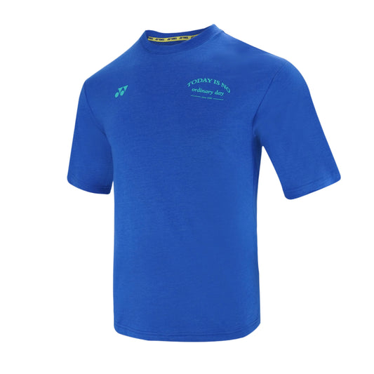 YONEX RM-S092-2514-CC6-23-S MEN ROUND NECK T-SHIRT BLUE LOLITE