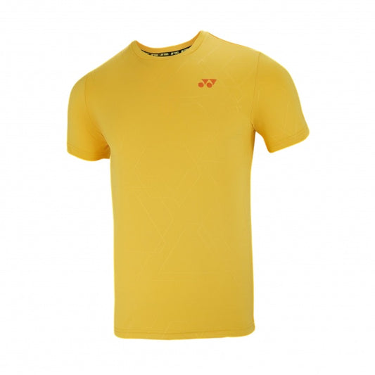 YONEX UNISEX ROUND NECK SHIRT 2516 AMBER YELLOW