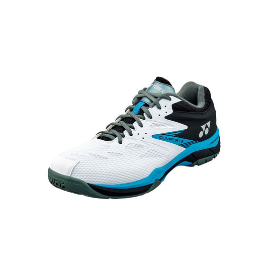 YONEX POWER CUSHION COMFORT 3 WIDE  WHITE TURQUOISE