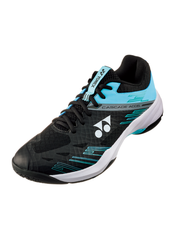 YONEX POWER CUSHION CASCADE ACCEL WIDE BLACK / ICE BLUE