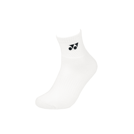 YONEX MEN'S SOCKS SSM-1255-MP6 WHITE BLACK