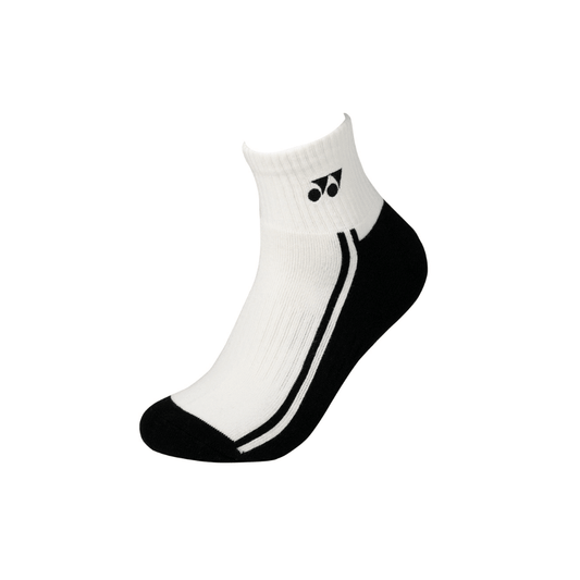 YONEX MEN'S SOCKS SSM-1087-MP6 WHITE BLACK