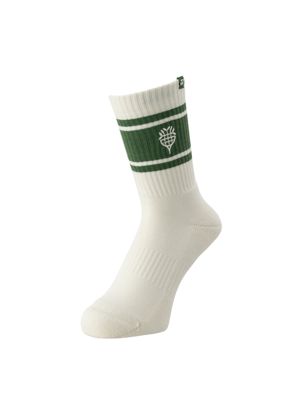 YONEX NATURAL SERIES SPORTS CREW SOCKS 19251EX ICE BEIGE