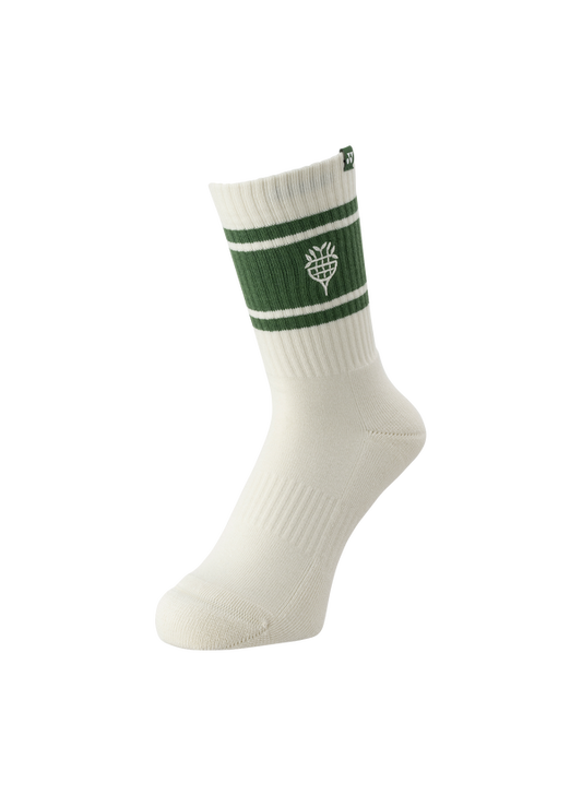 YONEX NATURAL SERIES SPORTS CREW SOCKS 19251EX ICE BEIGE