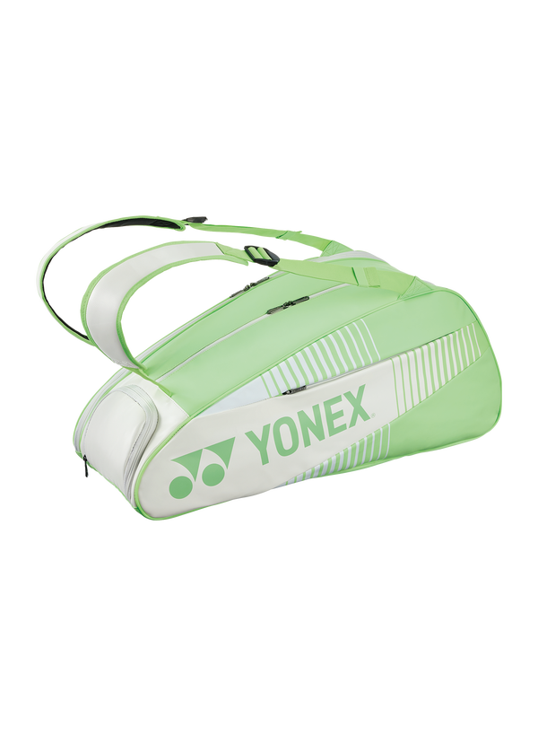 YONEX ACTIVE RACQUET BAG (6PCS) 82426EX WHITE GREEN