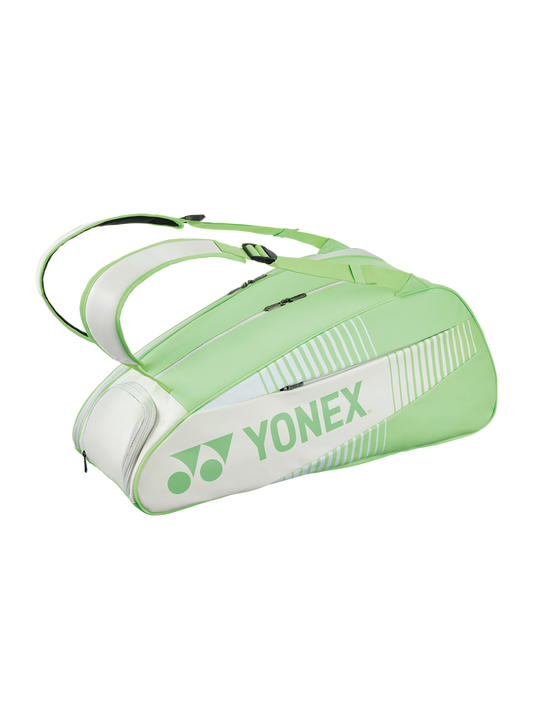 YONEX ACTIVE RACQUET BAG (6PCS) 82426EX WHITE GREEN