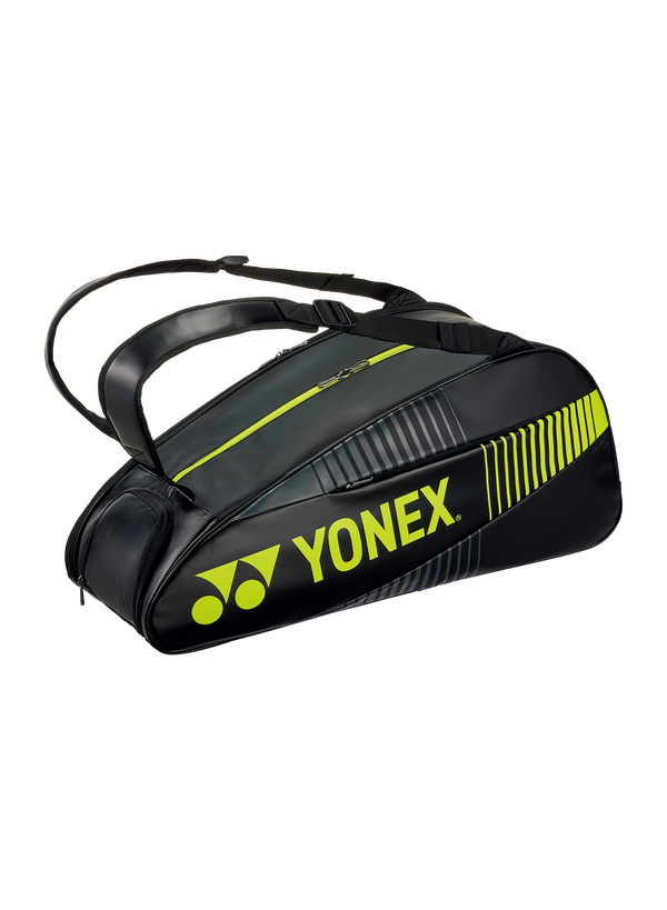 YONEX ACTIVE RACQUET BAG (6PCS) 82426EX BLACK / LIME GREEN