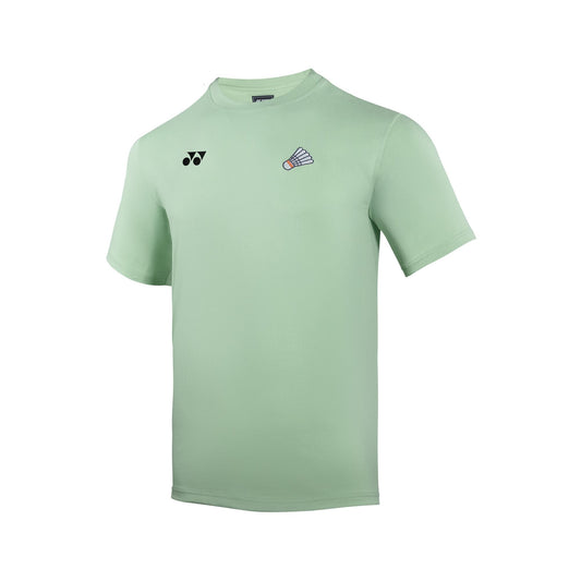 YONEX MALAYSIA OPEN 2025 OFF GAME TEE 2927 QUIET GREEN  (100% COTTON)