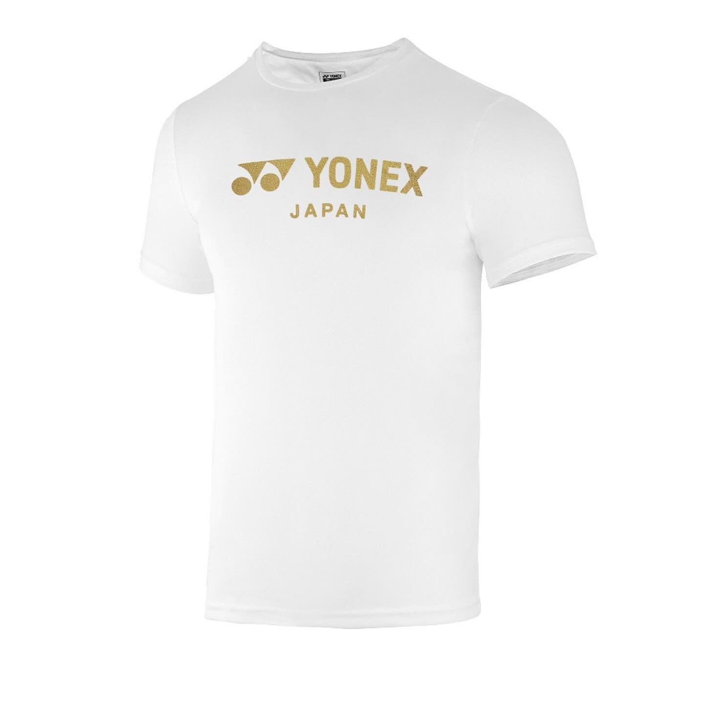 YONEX UNISEX ROUND NECK SHIRT 2839 WHITE GOLD