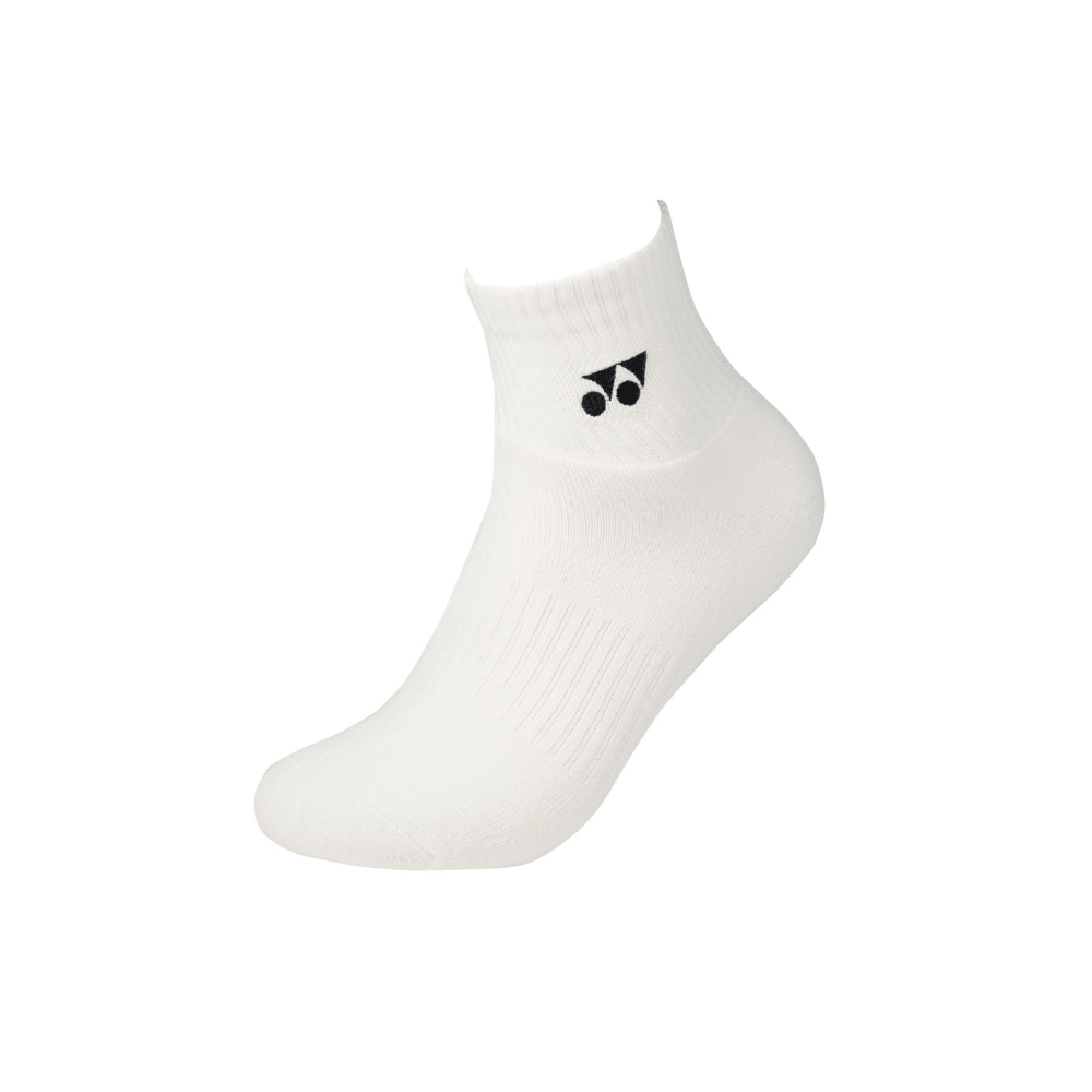 YONEX MEN'S SOCKS SSM-1055-MP6 WHITE BLACK