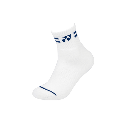 YONEX MEN'S SOCKS SSM-1285-MP6 (MEN/WOMEN) WHITE BELLWHETHER BLUE